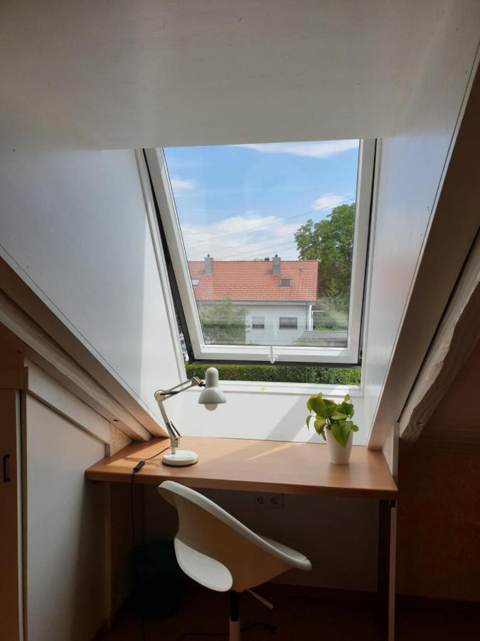 Sonnige Ruhige Dachzimmer Inkl Wifi Plus Kaffee Mit Wg Dusche Und Neuer Kueche 로라흐 외부 사진